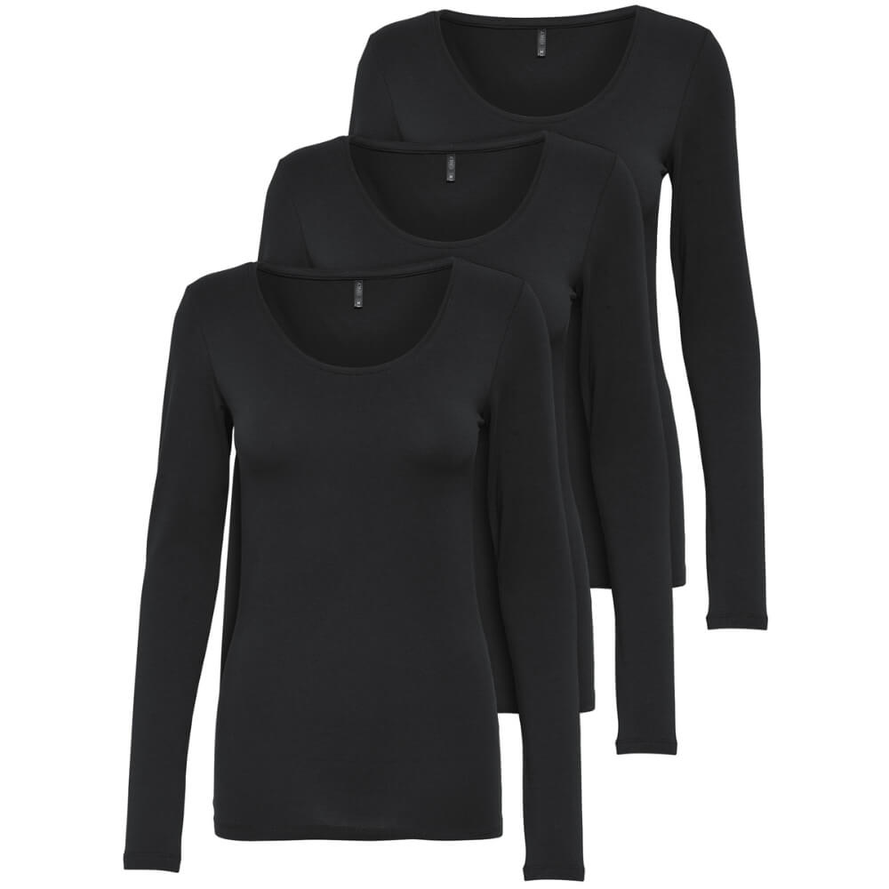 only-longsleeve-schwarz