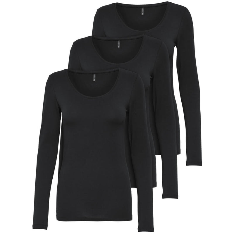only-longsleeve-schwarz