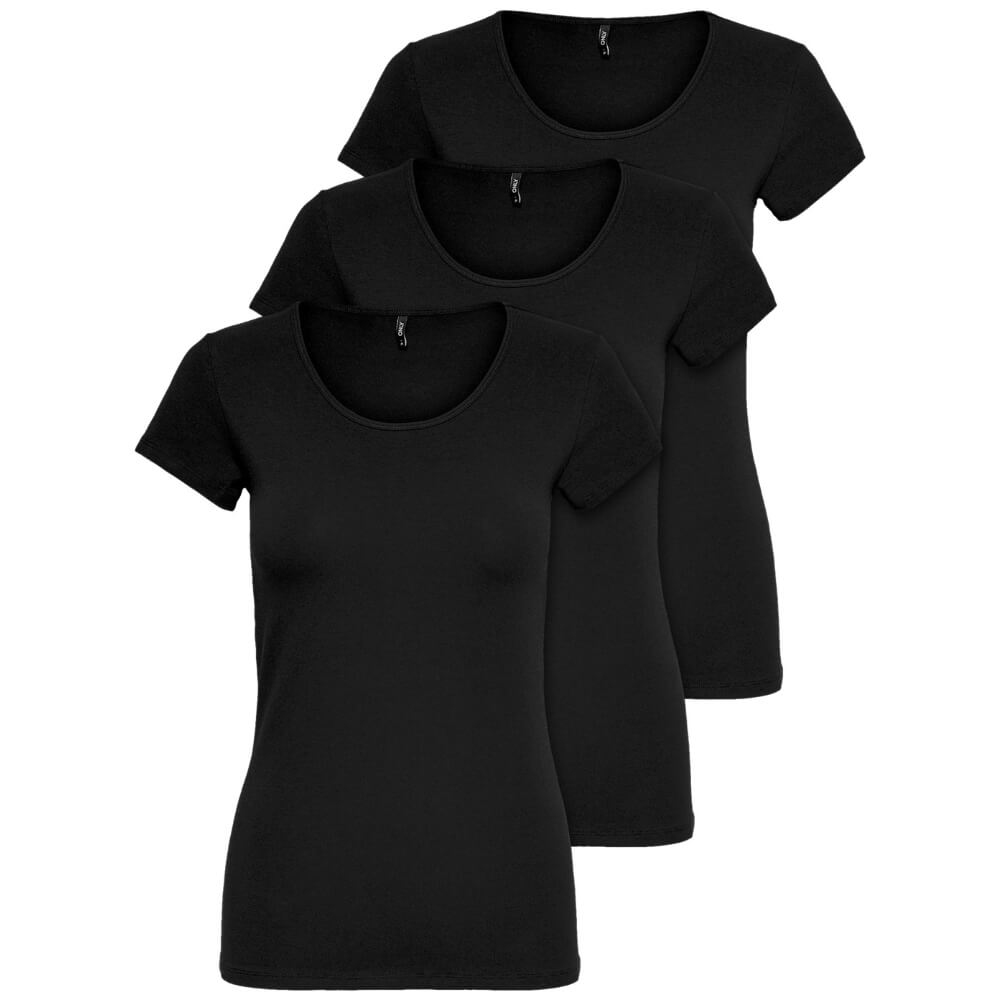 only-shirt-schwarz
